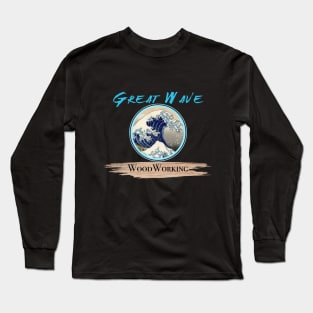 Great Wave Woodworking - kanagawa Long Sleeve T-Shirt